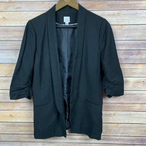 Jackets & Blazers - 💸FINAL💸Lauren Conrad 3/4 Ruched Sleeve Blazer